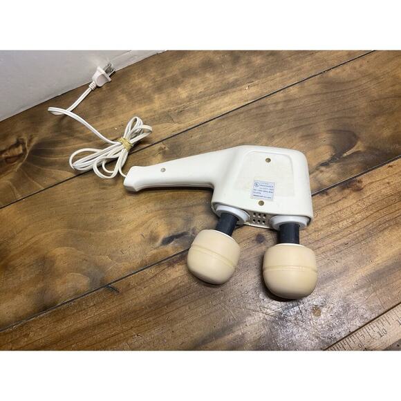 Hitachi HVT-350 Massager Dual Twin Heads Electric 2 Speed Vintage Works Japan - Picture 6 of 10